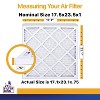Filter King 17.5x23.5x1 Air Filter | 12-PACK | MERV 13 HVAC Pleated A/C Furnace Filters | MADE IN USA | Actual Size: 17.1 x 23.1 x .75" - 2 of 4