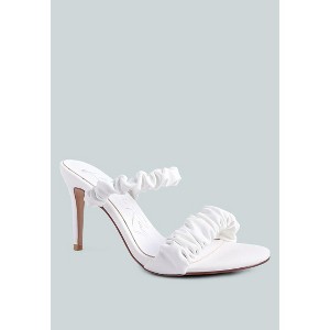 Qualie Ruched Strap Stiletto Sandals Women - 1 of 4