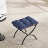 KTMBDW Lazy Chair with Ottoman, Modern Lounge Accent Chair with Armrests and a Side Pocket, Leisure Sofa Armchair with Footrest for Small Space - 4 of 4