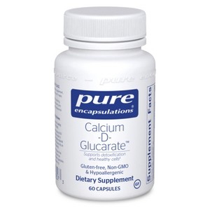 Pure Encapsulations Calcium-D-Glucarate - Supplement to Support Cellular Health in The Liver, Lungs, Breast, and Colon* - 1 of 4