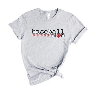 Simply Sage Market Women's Baseball Mom Colorful Short Sleeve Graphic Tee - 1 of 4