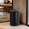 Commercial Trash Can, 10.5 Gallon Direct Dump Stainless Steel Rectangular Garbage Bin, for Restroom & Bar - 2 of 4