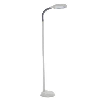 Hasting Home Floor Lamp - Full Spectrum Natural Sunlight Lamp with Bendable Neck - Reading, Craft, Studying, and Esthetician Light