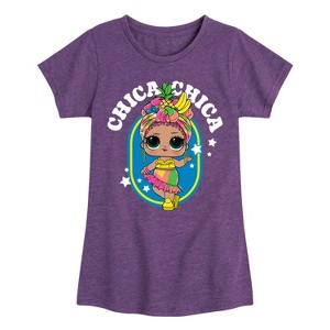 Girls' - LOL Surprise! - Chica Chica Tropical Fitted Short Sleeve Graphic T-Shirt - 1 of 4