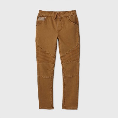 boys khaki skinny jeans