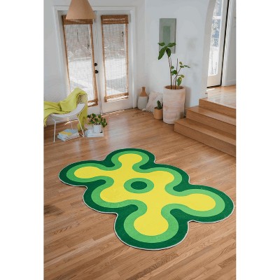 Lany Space Johann Banta Irregular Coral Design Rug