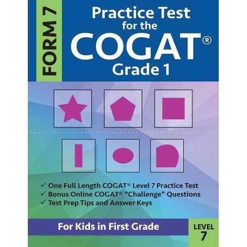 Practice Test For The CogAT Grade 1