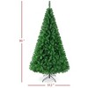 Yaheetech 6Ft/7.5Ft Artificial Christmas Tree with Stand & PVC Tips Lifelike Tree, Green - 3 of 4