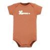 Hudson Baby Infant Girl Cotton Bodysuit and Pant Set, Magical Rainbow Short Sleeve - 4 of 4
