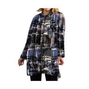 Women's Brynlee Button-Up Tunic - Plus - On The Plus Side - 1 of 4