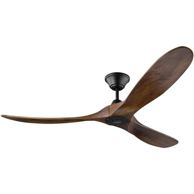 60" Monte Carlo Maverick Matte Black Ceiling Fan