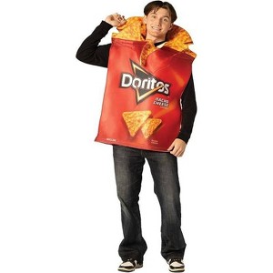Imposta Costumes Teen Doritos Nacho Cheese Bag with Chips Costume Bodysuit One Size Orange - 1 of 3