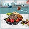 Nostalgia NFPS4BK6A 10-Ounce Fondue Party Set - 2 of 4