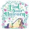 Girls Unicorn Academy Find Yourself Floral T Shirt - 2 of 4