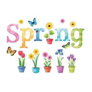 Collections Etc Spring Flower Outdoor Garage Door Magnets 5 X 5 X 7 Multicolored - 1 of 2