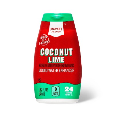 Coconut Lime Liquid Water Enhancer Drops - 1.62 fl oz - Market Pantry&#8482;