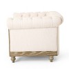 GDFStudio Batavia Chesterfield Tufted Club Chair with Nailhead Trim - 4 of 4