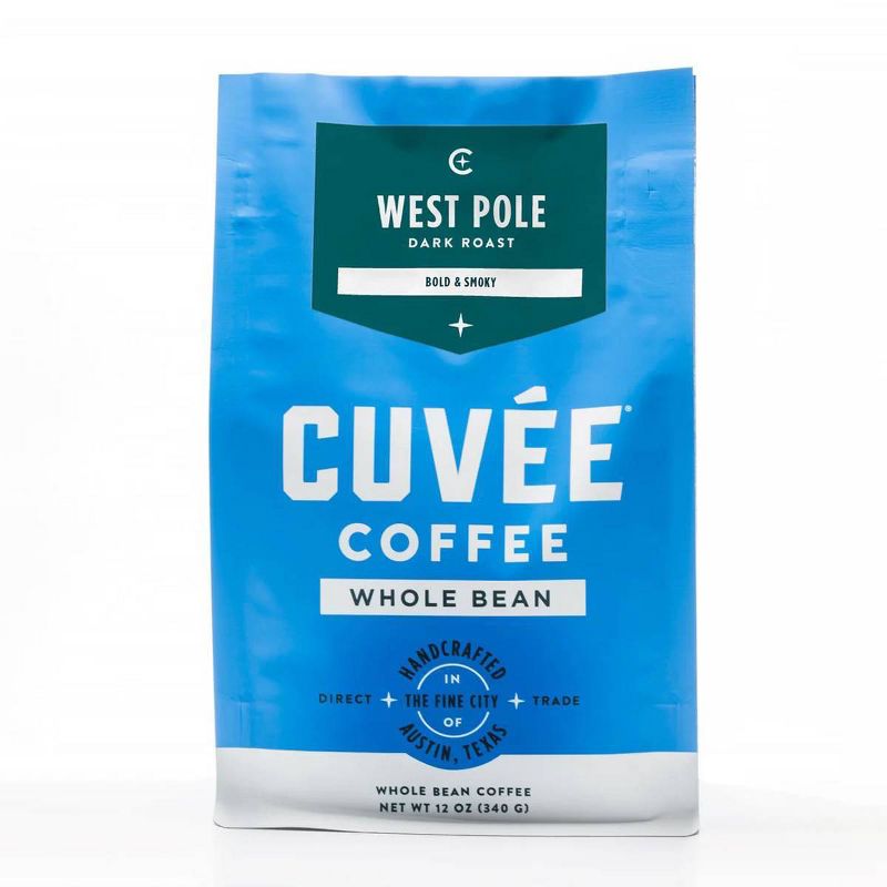 Cuvee Coffee West Pole Dark Roast Whole Bean Coffee - 12oz, 1 of 5