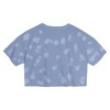 NFL Seattle Seahawks Girls' Short Sleeve Bubble Tie-Dye Cropped T-Shirt - 3 of 3