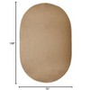 Colonial Mills Boca Raton - Cuban Sand 6 Ft x9 Ft Oval Rug Indoor/Outdoor 100% Polypropylene - 2 of 4