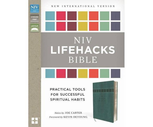 NIV Lifehacks Bible : New International Version, Turquoise Italian Duo-Tone, Practical Tools for