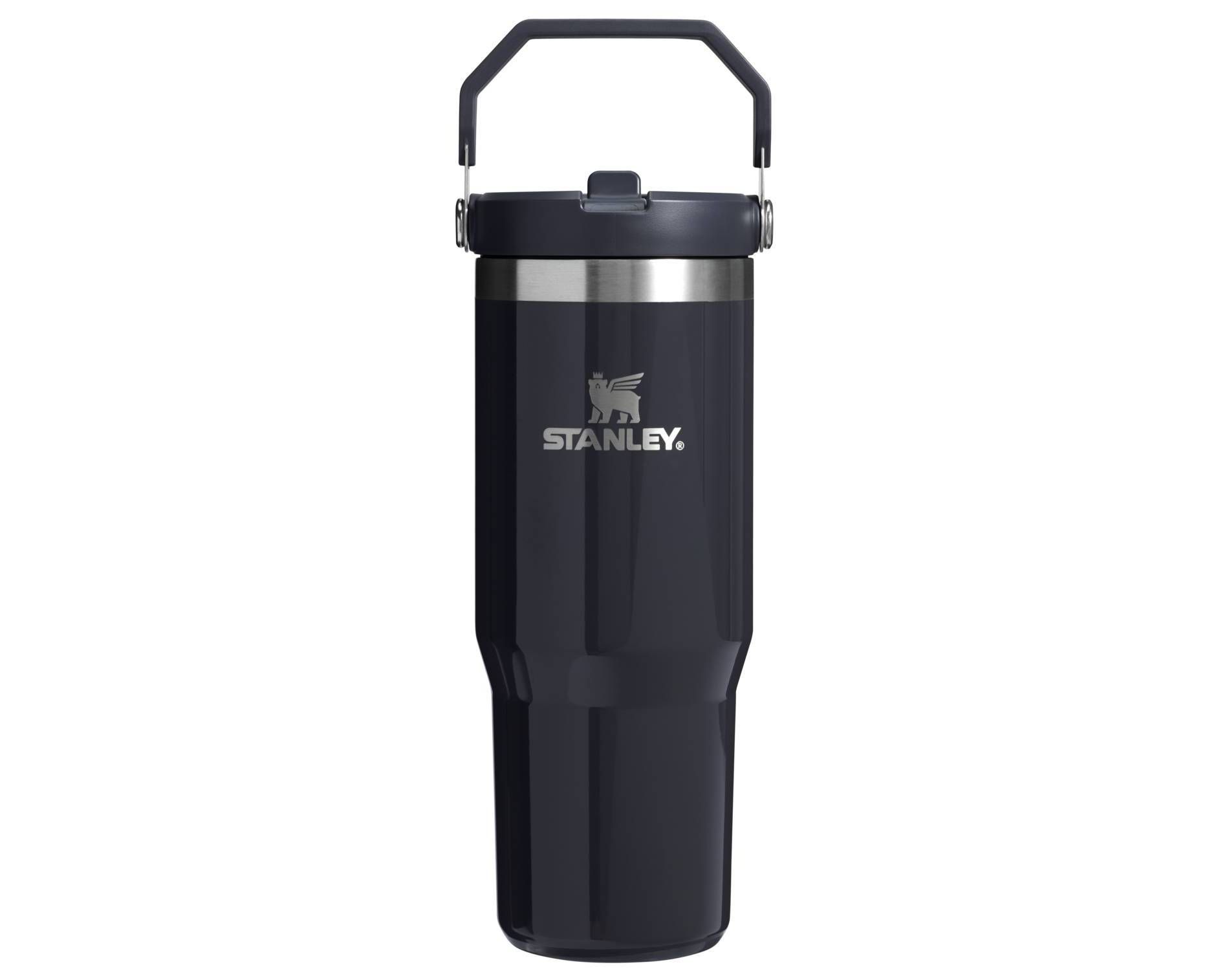 Stanley 30 oz Stainless Steel IceFlow Flip Straw Tumbler Crystal Clear Night - e.l.f