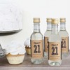 Big Dot of Happiness Finally 21 - 21st Birthday - Mini Wine and Champagne Bottle Label Stickers - 21st Birthday Party Favor Gift - Set of 16 - 3 of 4