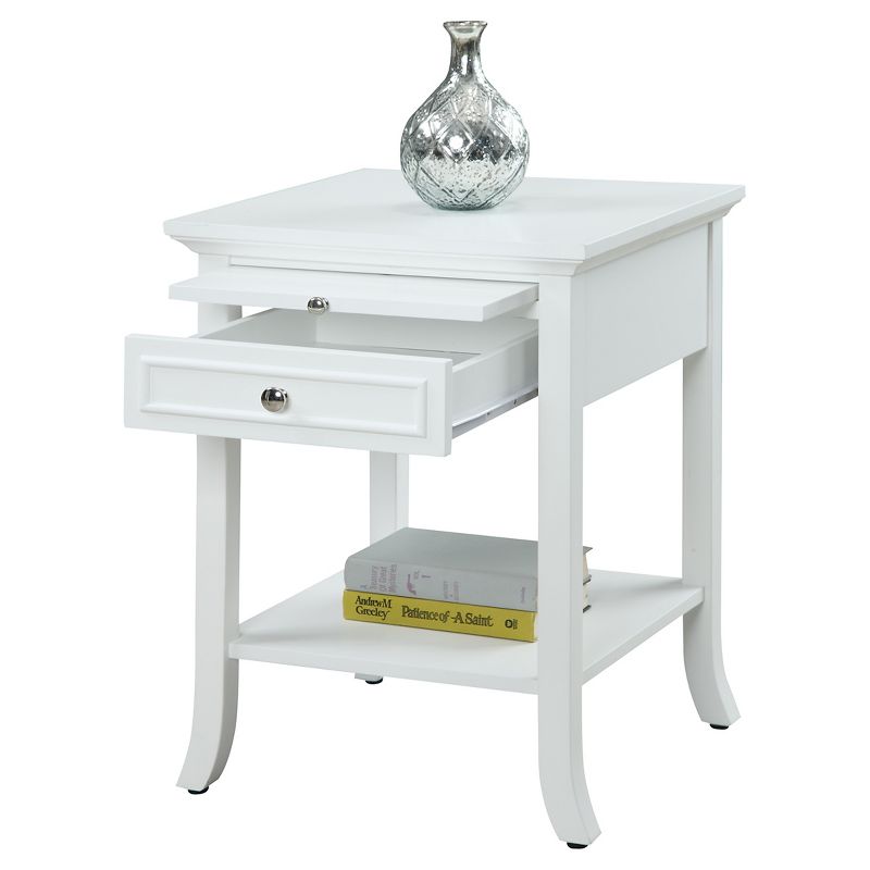 American Heritage Logan End Table with Drawer and Slide - Johar Furniture , 3 of 6