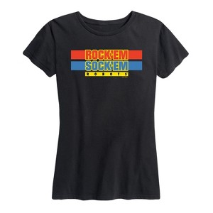 Women's - Rock 'Em Sock 'Em Robots - Worlds Only Boxing Robots Short Sleeve Graphic T-Shirt - 1 of 4