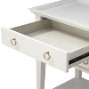 Sapphtopaz Modern Nightstand with 2 Drawer & Open Shelf Night Stand with Brushed Ring Pulls & Tray Top Bedside Table for Bedroom, Living Room - 2 of 4