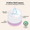 KeaBabies 14pk Organic Nursing Pads, Washable Breast Pads for Breastfeeding, Reusable Nipple Pads, Breastfeeding Essentials - 2 of 4