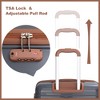Whisen 5-Piece Set(20/24/28 in.)   Luggage Sets Lightweight Suitcase with TSA Lock and Rotating Wheels - 4 of 4