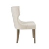 Upholstered Wingback Dining Chair - 3 of 4