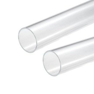 Unique Bargains Lamp Lantern Water Cooling System Acrylic Rigid Round Tubes 2 Pcs 10" - 1 of 4