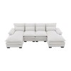 NicBex Modern U-Shaped Sectional Sofa Couch with Double Chaise Lounge, Chenille Upholstery for Living Room/Apartment - 4 of 4