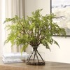 Uttermost Woodland Fern Centerpiece: Effortless Fern Fronds with River Rocks & Faux Water - 2 of 4