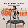 54.5" Mini Fitness Trampoline Indoor Rebounder with Handle - 3 of 4