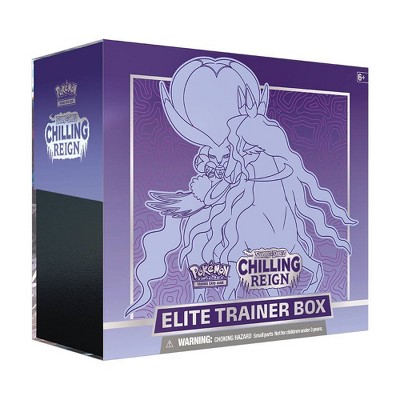 Pokémon Sword & Shield Chilling Reign Elite Trainer Box Shadow Rider Calyrex