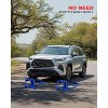 2PCS 5t Hydraulic Car Ramps, 11060Lbs Heavy Duty Vehicle Ramps Adjustable 9.3-14 Inch Height, Portable Car Lift Ramp - 2 of 4