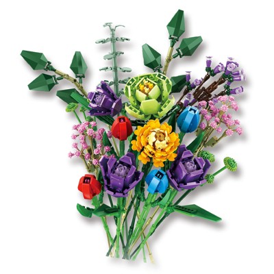 Contixo BK03 Spring Bouquet Floral Collection Building Block Set - 1237 PCS