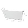 deflect-o Unbreakable Docupocket Single Pocket Wall File, Letter, Clear - image 4 of 4