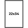 PosterPalooza | Flat Silver Picture Frame - UV Acrylic, Foam Board Backing, Hanging Hardware - 2 of 4