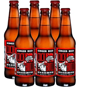 Cock n Bull Ginger Beer 12oz Soda Bottles - Ideal Mixer for Cocktails, Mocktails, and Bartenders - Premium Quality for Perfect Mixed Drinks - Refreshing Flavor Profile- Made In USA - 1 of 3