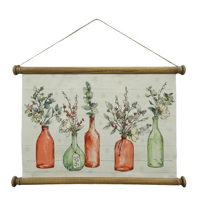 VIP Canvas 20 in. Multicolor Floral Print Wall Art