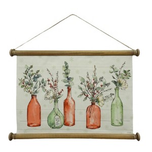 VIP Canvas 20 in. Multicolor Floral Print Wall Art - 1 of 2