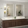 Apmir Rectangular Aluminum Alloy Framed and Tempered Glass Wall Bathroom Vanity Mirror in Matte Black/ Gold/ Silver/ Brown - 3 of 4