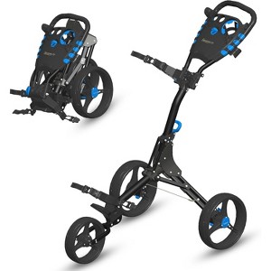 SereneLife 3-Wheel Golf Push Cart - SLG3W.5 - 1 of 4