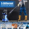 SKONYON 3300PSI 2.6 GPM Electric High Pressure Washer with LED Control and 4 Quick Connect Nozzles - 4 of 4