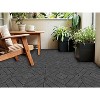 Plastic Composite Deck Tiles Set of 35pcs, Composite Decking Resist Rust, Water, Weather, Easy to DIY & Maintain - 3 of 4