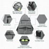 Unique Bargains Waterproof Separate Shoe Compartment Badminton Pickleball Tennis Backpack for 2 Rackets - 3 of 4